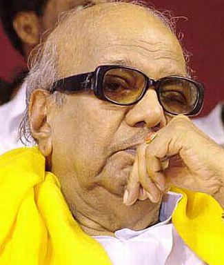 Tamil Nadu Chief Minister M Karunanidhi