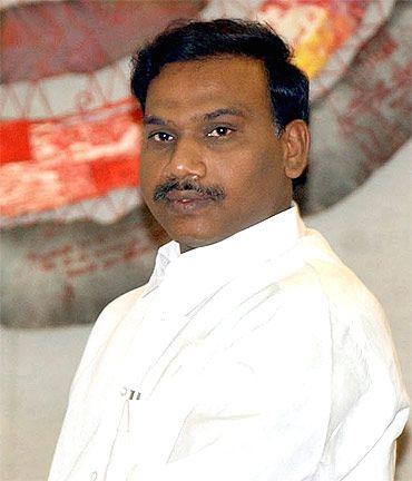 Former Telecom Minister A Raja