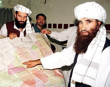 A file picture of Jalaluddin Haqqani