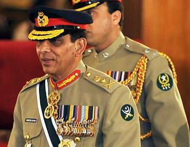 Pakistani army chief Ashfaq Parvez Kayani