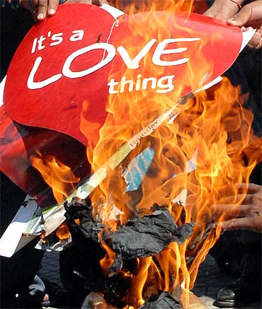 Why the Shiv Sena is silent on Valentine's Day