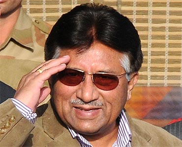 Former Pakistan president Pervez Musharraf