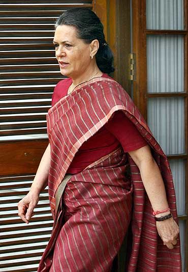 Congress President Sonia Gandhi