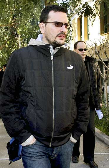 A file photograph of journalist Sokratis Giolias, who was gunned down in Athens on July 19, 2010