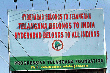Separate Telangana, United Andhra among options