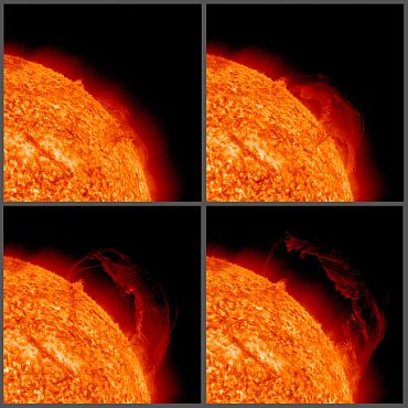 Mystery of Sun's hot outer atmosphere 'solved'