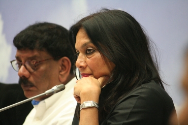 Film makers Priyadarshan and Mira Nair