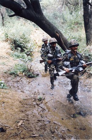 File photo of Indian Army soldiers participating in an exercise