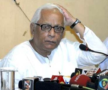 West Bengal Chief Minister Buddhadeb Bhattacharjee