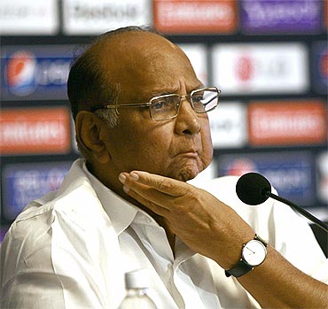 Union agriculture minister Sharad Pawar