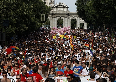 The parade in Madrid