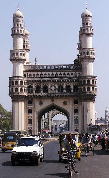The Charminar in Hyderabad