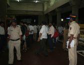 A scene of KEM hospital where the victims of the Dadar blast have been admitted