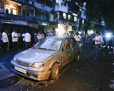 The scene at Dadar, after the blast