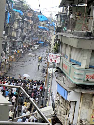 Wednesday's attack was the third blast in Zaveri Bazaar