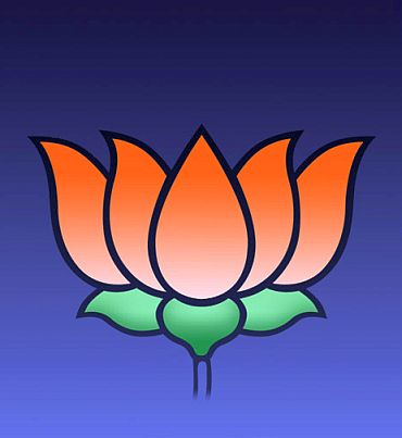 The lotus, the BJP party symbol