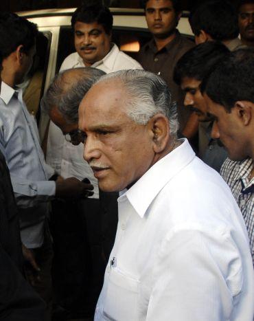 Former Karnataka chief minister B S Yeddyurappa