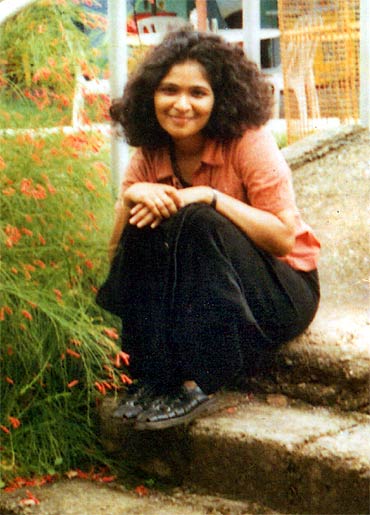 Shirin Juwaley before the acid attack