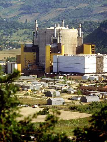 France's Superphenix fast-breeder nuclear reactor, seen in this undated file photo
