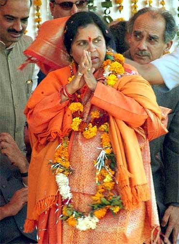 BJP leader Uma Bharti