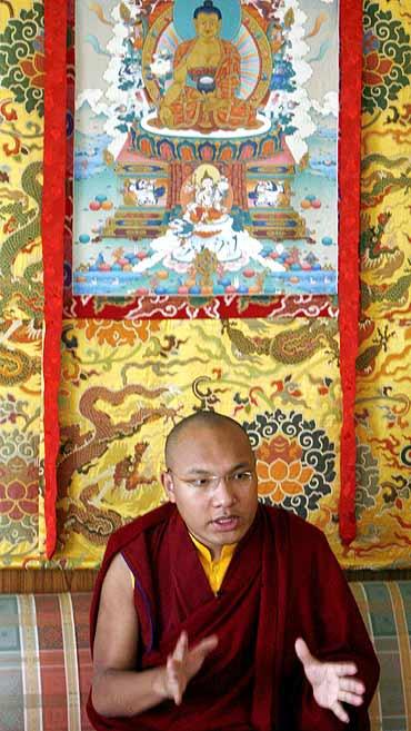 The Karmapa Lama, 3rd highest ranking Tibetan Buddhist spiritual leader