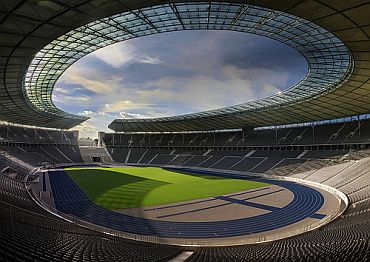 Some of the areas of the Olympiastadion stadium will be converted into the largest Yoga Park in Europe