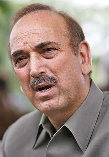 Minister of Health and Family Welfare Gulam Nabi Azad