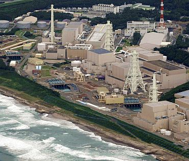 Chubu Electric Power Co's Hamaoka nuclear power plant is pictured in Shizuoka Prefecture August 11