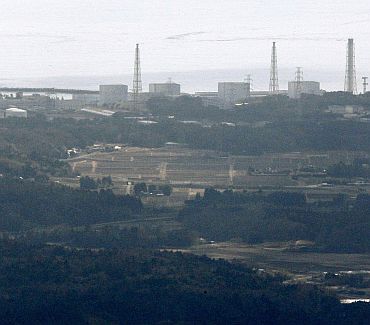 Fukushima Nuclear Plant reactor number 1 Daiichi facility is seen in Fukushima Prefecture, northeastern Japan, March 12