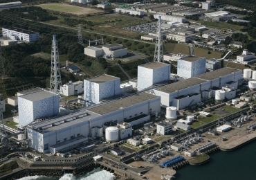 An aerial view of Tokyo Electric Power Co.'s Fukushima Daiichi Nuclear Plant