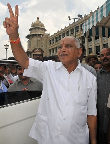 Former Karnataka chief minister B S Yeddyurappa