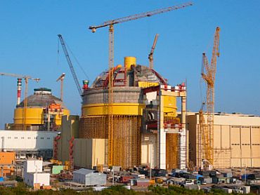 The Kundlakulam nuclear power plant, currently under construction, at Kudankulam in Tirunelveli distict of Tamil Nadu