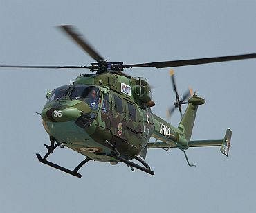 India to equip Dhruv helicopters with missiles