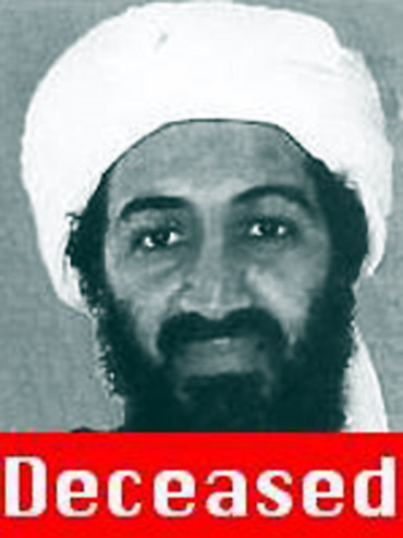 A screen grab from FBI's Most Wanted website taken May 2, 2011 shows the status of Osama bin Laden as deceased