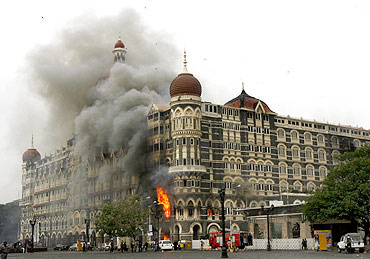 Hotel Taj Mahal during the 26/11 attacks