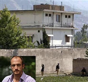 The Abbottabad compound where Osama was killed. (Inset) Jason Burke