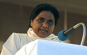 Uttar Pradesh Chief Minister Mayawati.