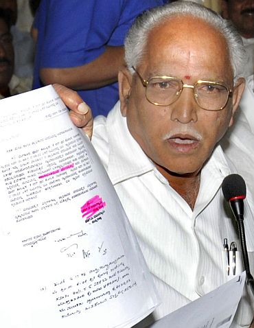 'Yeddyurappa doesn't want to govern; he only wants to protect his chair'