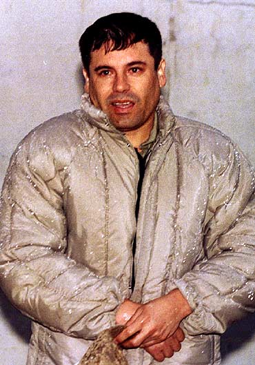Joaquin 'Shorty' Guzman Loera is seen in Almoloya, Mexico's high-security jail, in this June 10, 2000 file photo