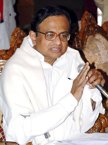 Union Home Minister P Chidambaram
