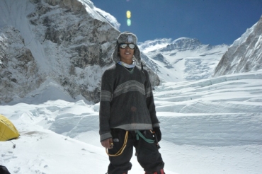 Arjun Vajpai on his way to the peak