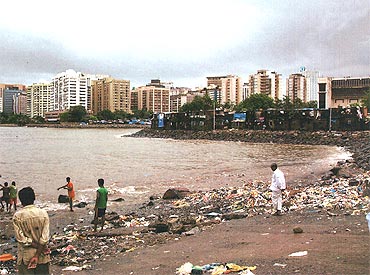 The landing site that David Headley located for the LeT terrorists in Mumbai