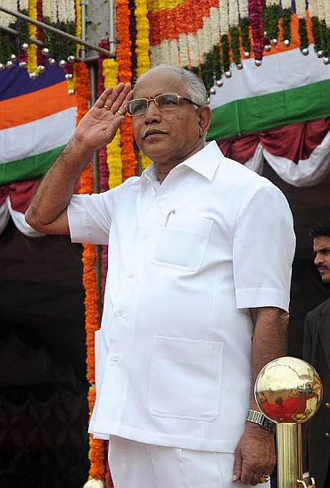 Chief Minister B S Yeddyurappa