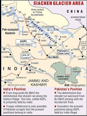India, Pak discuss demilitarisation of Siachen