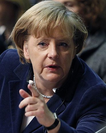 Angela Merkel.