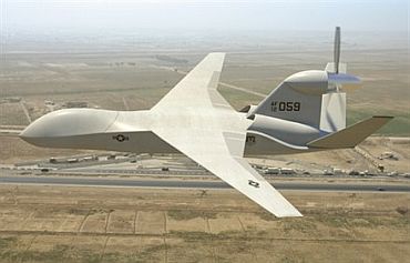A Lockheed Martin unmanned aerial vehicle