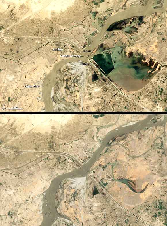 Top Image taken on June 6, 2009. Bottom image taken on June 9, 2010