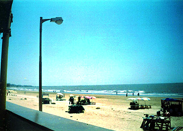 A view of Juhu beach from Sea View