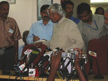 Don't listen to disturbing elements, Dr Kalam said at the media interaction