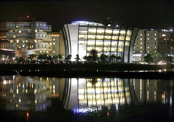 A view of Bhagmane Tech Park in Bengaluru